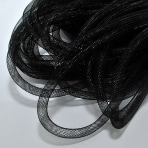 Pružná návleková síťka / 8 mm / černá