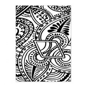 Čirá textura / Henna Tattoo Style 9