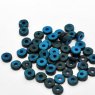 Coconut Heishi Beads / Blue / small loose ones / 30 pieces