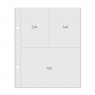 Scrapbooking album refill plastic pockets Simple Stories / Binder / 3 x 4 and 4 x 6
