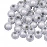Sparkling Beads / 20 pc / 6 mm / White