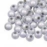 Sparkling Beads / 20 pc / 8 mm / White
