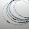Necklace Wire / 5 pieces / 15 cm / White