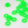 O Rings / 50 pieces / 7 mm / Neon Green