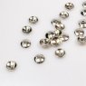 Bead Cap – Round / 50 pieces / 10 mm / Antiqued Silver