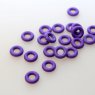 O Rings / 7 mm / 50 pieces / Violet