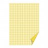 Barevný papír Heyda / Happy Paper / A4 / Žlutý kostkovaný