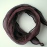 Silk Crinkle Chiffon String / Thick / Brown