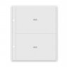 Scrapbooking album refill plastic pockets Simple Stories / Binder / 4 x 6