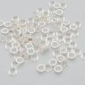 Eyelets for Pandora Beads / Silver / 50 pieces