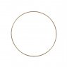 Kovový kruh na výrobu lapače snů Rayher / 10 cm / Zlatý