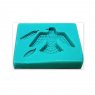 Penni Jo Polymer Clay Moulds / Flaming Bird with Feathers