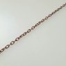 Chain – Oval Cable / 4 mm / 1 m / Red Copper