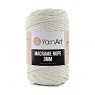 Macrame Rope 3 mm / YarnArt / 752 White Creamy