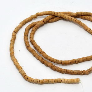 Mini Coconut Heishi Beads / Natural / string