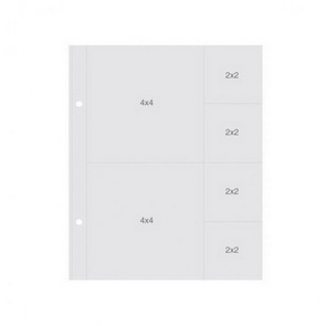 Scrapbooking Album Refill Plastic Pockets Simple Stories / Binder  / 2 x 2 a 4 x 4