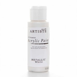 Acrylic Paint / Artiste / Metallic White