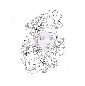 Cling Stamp by Prima Marketing / Bloom