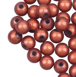 Sparkling Beads / 20 pc / 6 mm / Brown