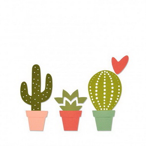 Metal Cutting Dies Thinlits by Sizzix / Cacti