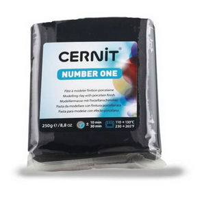 CERNIT Polymer Clay / 250 g / Black