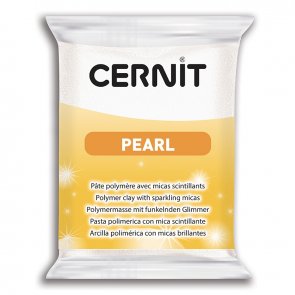 CERNIT Perleťový / 56 g / Bílá
