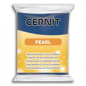 CERNIT Perleťový / 56 g / Modrá