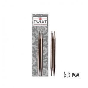 Výměnné jehlice Twist / Chiaogoo / 6,5 mm / 13 cm