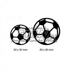 Kovové vyřezávací šablony Crealies / Soccerballs