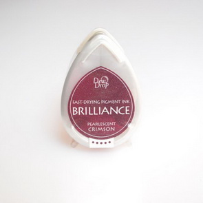 Brilliance Ink Pad / Pearlescent Crimson