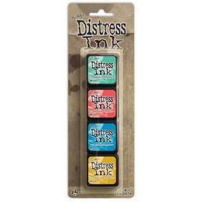 Mini Distress Ink Pads / Set 13