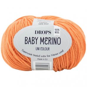 Baby Merino Uni Colour / Drops / 36 Oranžová