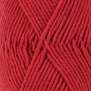 Merino Extra Fine Uni Colour / Drops / 11 Červená
