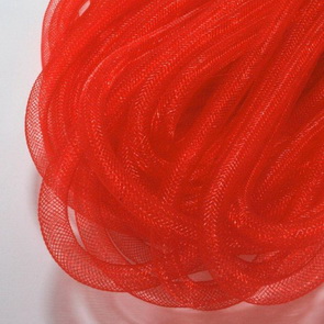 Nylon Mesh Tube / 8 mm / Red