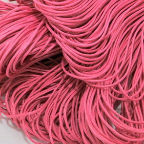 Waxed Cord / 1 mm / Pink