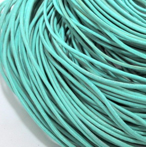 Leather Cord / 1,5 mm / Turquoise