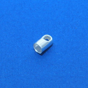 Cord Cap / 20 pieces / 3,2 mm / Silver