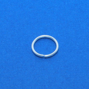 Spojovací kroužek / 100 ks / 10 mm / stříbro