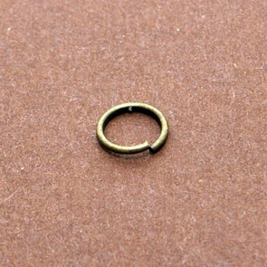 Spojovací kroužek / 100 ks / 6 mm / antik bronz