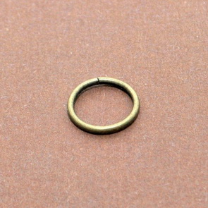 Spojovací kroužek / 100 ks / 10 mm / antik bronz