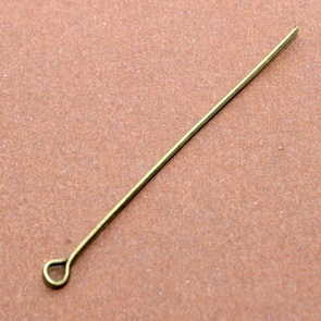 Eyepin / 100 pieces / 50 mm / Antiqued Bronze