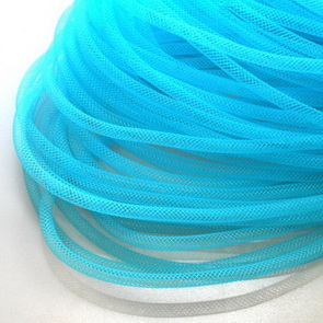 Nylon Mesh Tube / 4 mm / Medium Blue