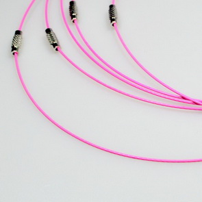 Necklace Wire / 15 cm / 5 pieces / Pink