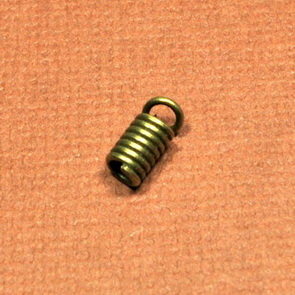 Cord Coil / 20 pieces / 1,8 mm / Antiqued Bronze