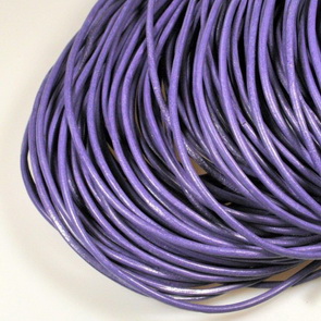 Leather Cord / 3 mm / Violet