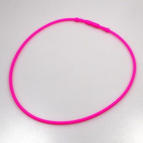 Rubber String with Snap Closure / 1 piece / Pink