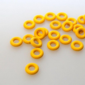 O Rings / 7 mm / 50 pieces / Yellow