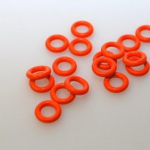 O Rings / 9 mm / 50 pieces / Orange
