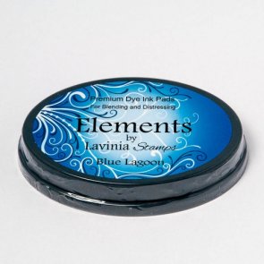 Inkoustový polštářek Elements / Lavinia / Blue Lagoon