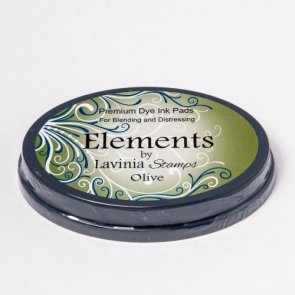 Inkoustový polštářek Elements / Lavinia / Olive